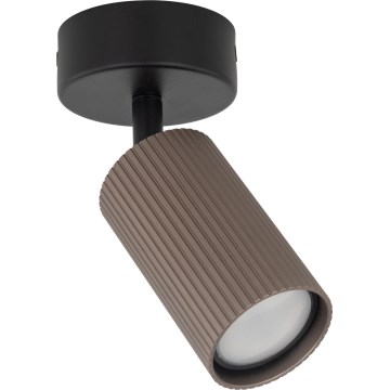 Spot TUNE 1xGU10/10W/230V preto/castanho