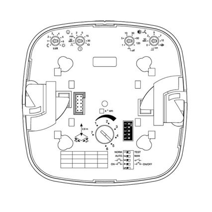 Steinel 000356 - Sensor de presença IR Quattro 8m COM2 branco