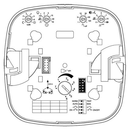 Steinel 002848 - Sensor de presença HF 360 COM2 branco