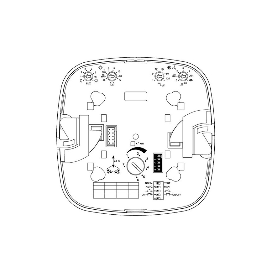 Steinel 002848 - Sensor de presença HF 360 COM2 branco