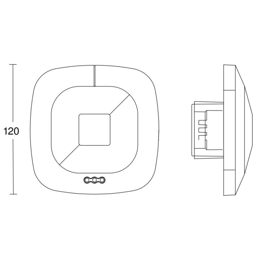 Steinel 002848 - Sensor de presença HF 360 COM2 branco