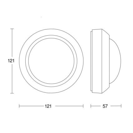 STEINEL 006532 - Sensor de movimento IS360-3 branco