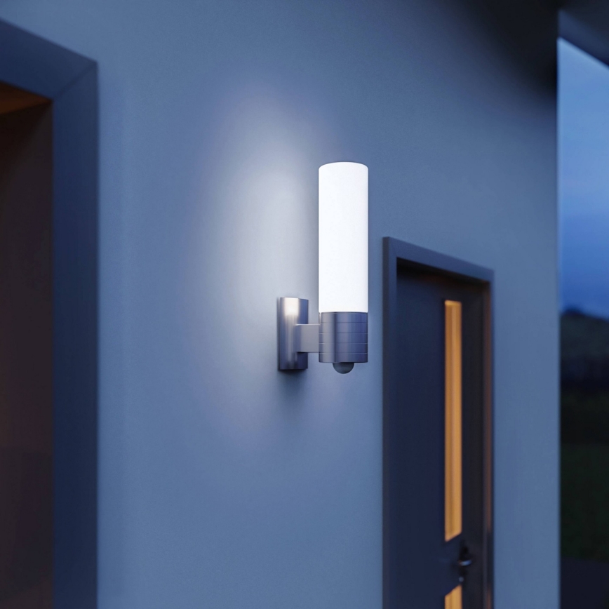 STEINEL 007874 - Iluminação de parede exterior LED com sensor L260LED LED/8,6W/230V IP44