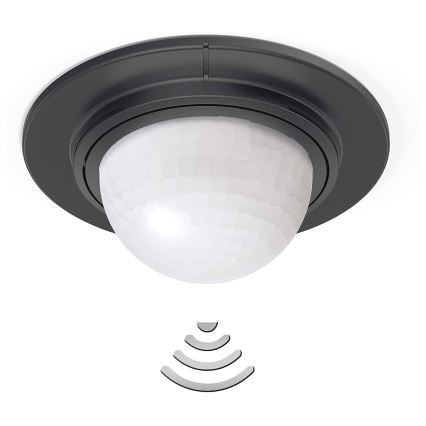 STEINEL 032852 - Sensor de movimento embutido de exterior IS360-1DE preto IP54