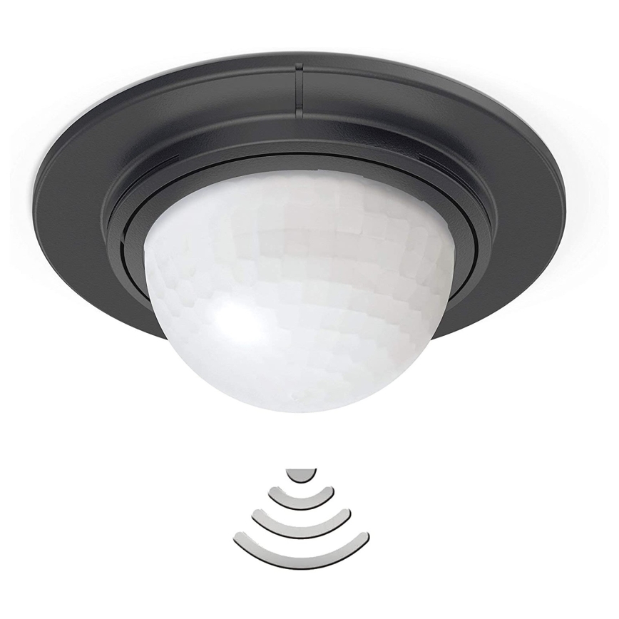 STEINEL 032852 - Sensor de movimento embutido de exterior IS360-1DE preto IP54
