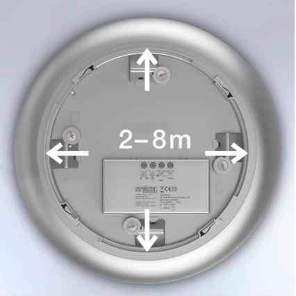 Steinel 035440 - Iluminação de exterior LED com sensor QUATTRO LED/10W/230V IP54