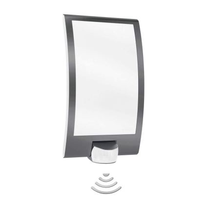 STEINEL 035709 - Iluminação exterior com sensor L22 1xE27/60W/230V IP44