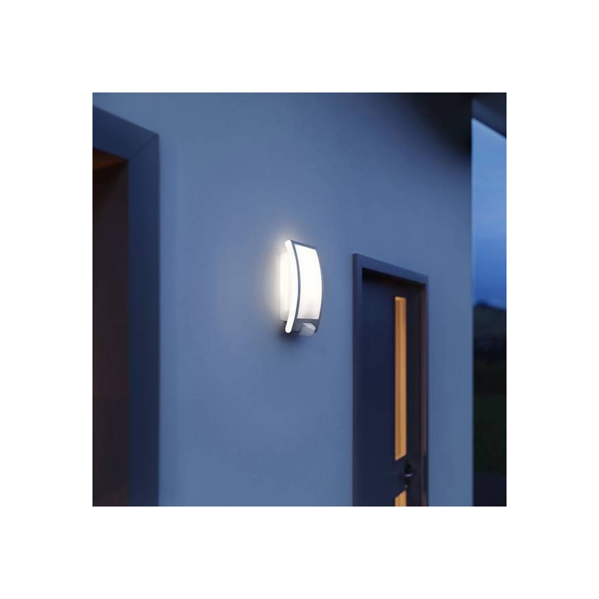 STEINEL 035709 - Iluminação exterior com sensor L22 1xE27/60W/230V IP44