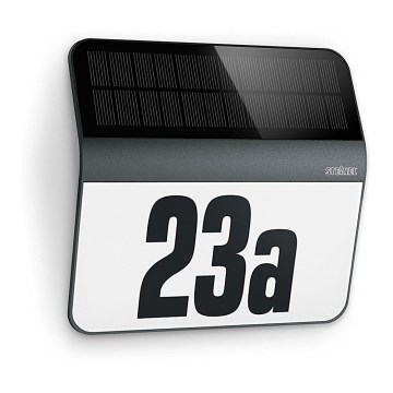 STEINEL 035730 - Número de casa solar LED XSolar LH-N LED/0,03W IP44