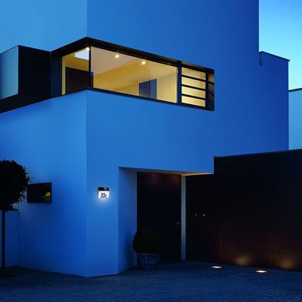 STEINEL 035730 - Número de casa solar LED XSolar LH-N LED/0,03W IP44