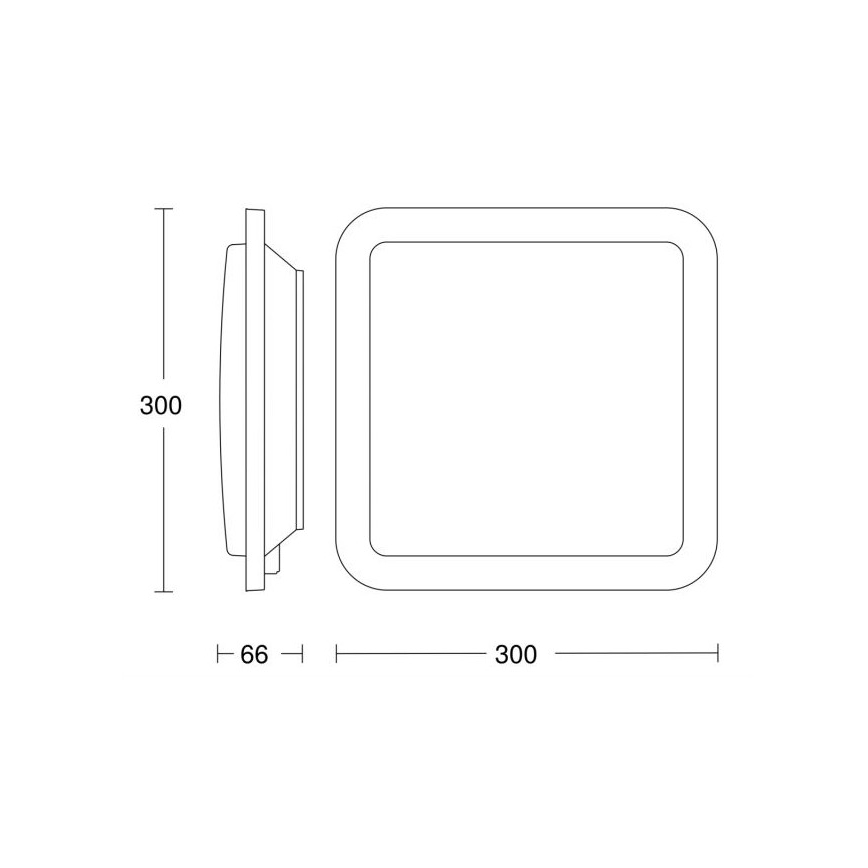 Steinel 052522 - Iluminação de teto LED com sensor RS LED/9,5W/230V
