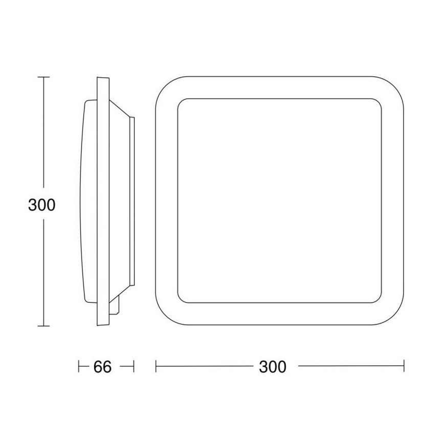 Steinel 052539 - Iluminação de teto LED com sensor LED/9,5W/230V