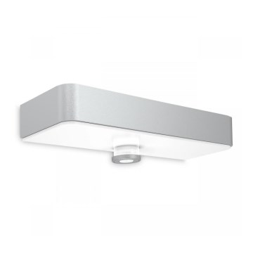 Steinel 052652- Iluminação solar LED com sensor XSolar SOL-O LED/1,5W 2x2000mAh IP44 prateada