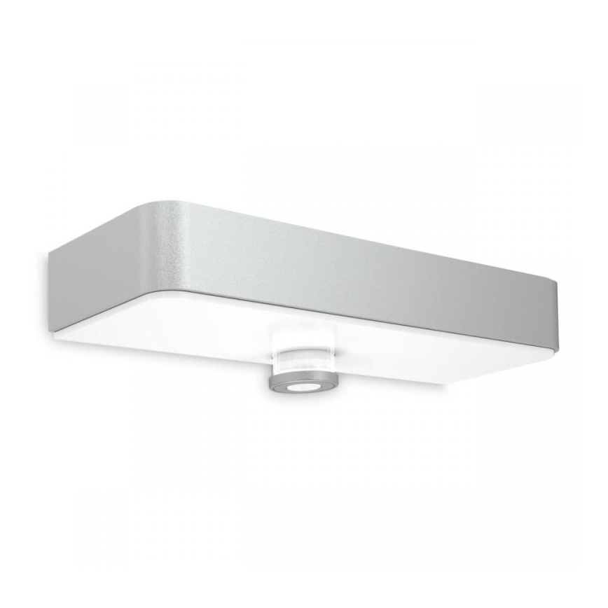 Steinel 052652- Iluminação solar LED com sensor XSolar SOL-O LED/1,5W 2x2000mAh IP44 prateada