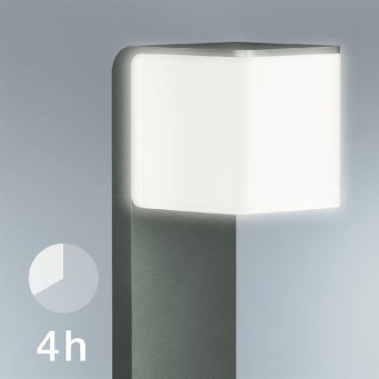 Steinel 055479 - Candeeiro exterior LED com regulação com sensor CUBO LED/9,5W/230V IP44 antracite