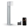 Steinel 055486 - Iluminação para poste exterior LED com sensor CUBO LED/9,5W/230V IP44 prateado