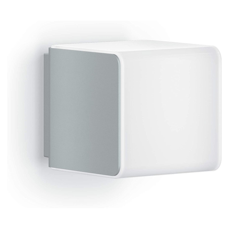 Steinel 055509 - Iluminação exterior LED com sensor L 830 LED/9.5W/230V IP44 prateada