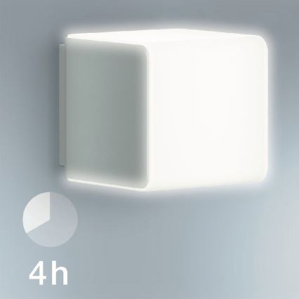Steinel 055509 - Iluminação exterior LED com sensor L 830 LED/9.5W/230V IP44 prateada