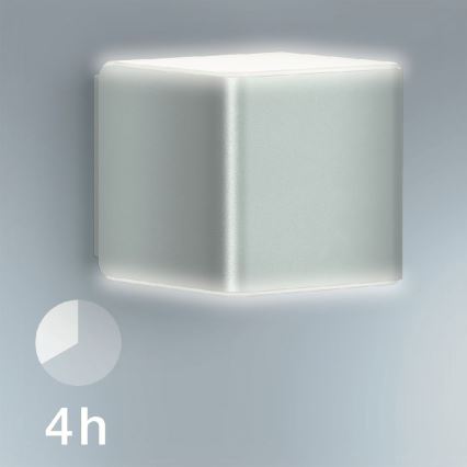 Steinel 055547 - Iluminação exterior LED com sensor L 840 LED/9,5W/230V IP44 prateado