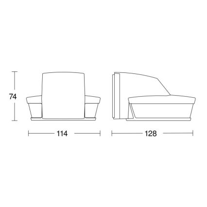 Steinel 056650 - Sensor de movimento SensIQ S IP54 antracite