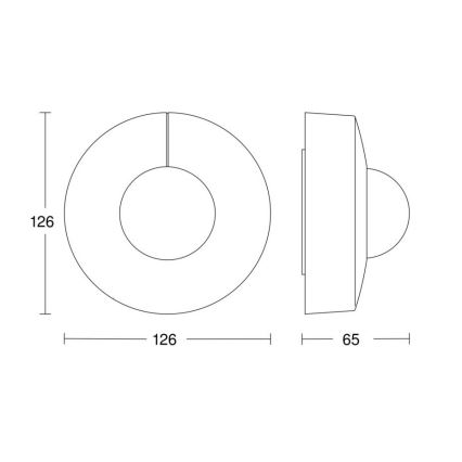 Steinel 057299 - Sensor de movimento IS 345 DALI-2 IPD IP54 redondo branco