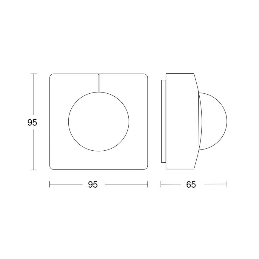 Steinel 057350 - Sensor de movimento IS 3180 DALI-2 IPD IP54 branco