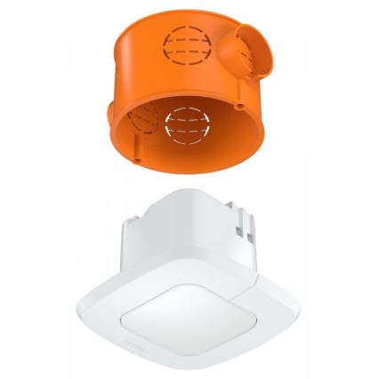 Steinel 057510 - Detetor de presença IR Quattro SLIM XS 4m DALI-2 branco