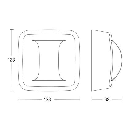 Steinel 058012 - Detetor de presença Corredor de presença DALI-2 APC IP54 branco