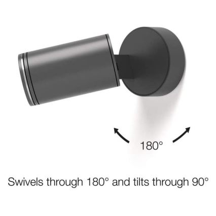 STEINEL 058630 - Iluminação de parede exterior LED com sensor SPOT ONE 1xGU10/7W/230V IP44