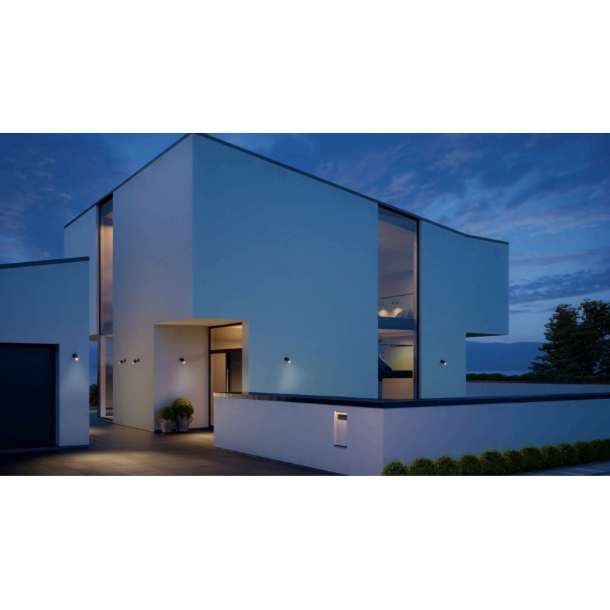 STEINEL 058630 - Iluminação de parede exterior LED com sensor SPOT ONE 1xGU10/7W/230V IP44