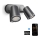 STEINEL 058654 - Iluminação de parede exterior LED com sensor SPOT DUO 2xGU10/7,5W/230V IP44