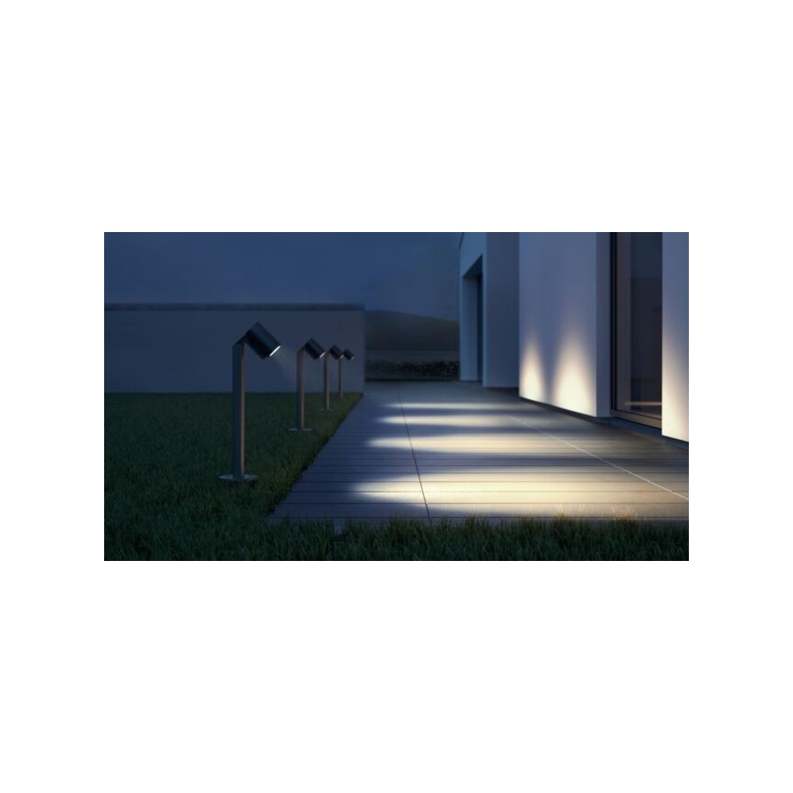 STEINEL 058661 - Candeeiro exterior LED com sensor SPOT WAY 1xGU10/7W/230V IP44