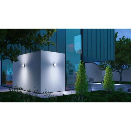 Steinel 058678 - Candeeiro exterior LED com sensor de crepúsculo SPOT WAY 1xGU10/7,86W/230V IP44 antracite