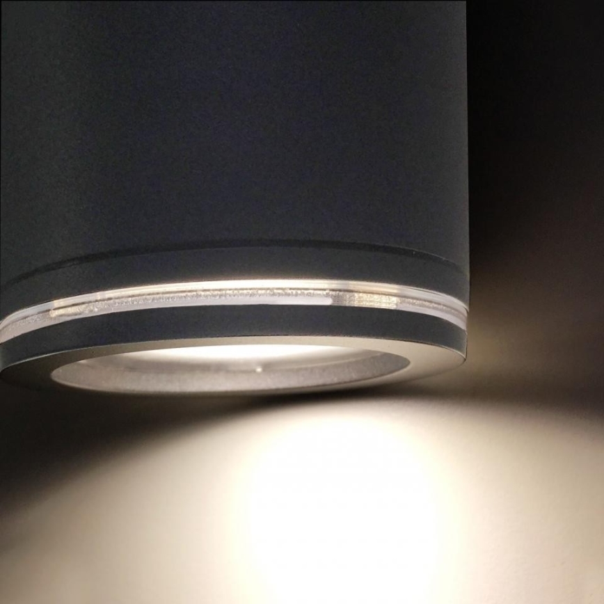 Steinel 058678 - Candeeiro exterior LED com sensor de crepúsculo SPOT WAY 1xGU10/7,86W/230V IP44 antracite