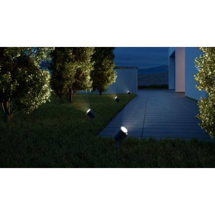 STEINEL 058685 – Candeeiro exterior LED com sensor SPOT GARDEN 1×GU10/7W/230V IP44
