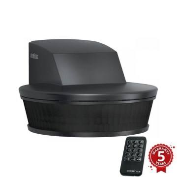 Steinel 059583 - Sensor de movimento SensIQ S IP54 preto + controlo remoto