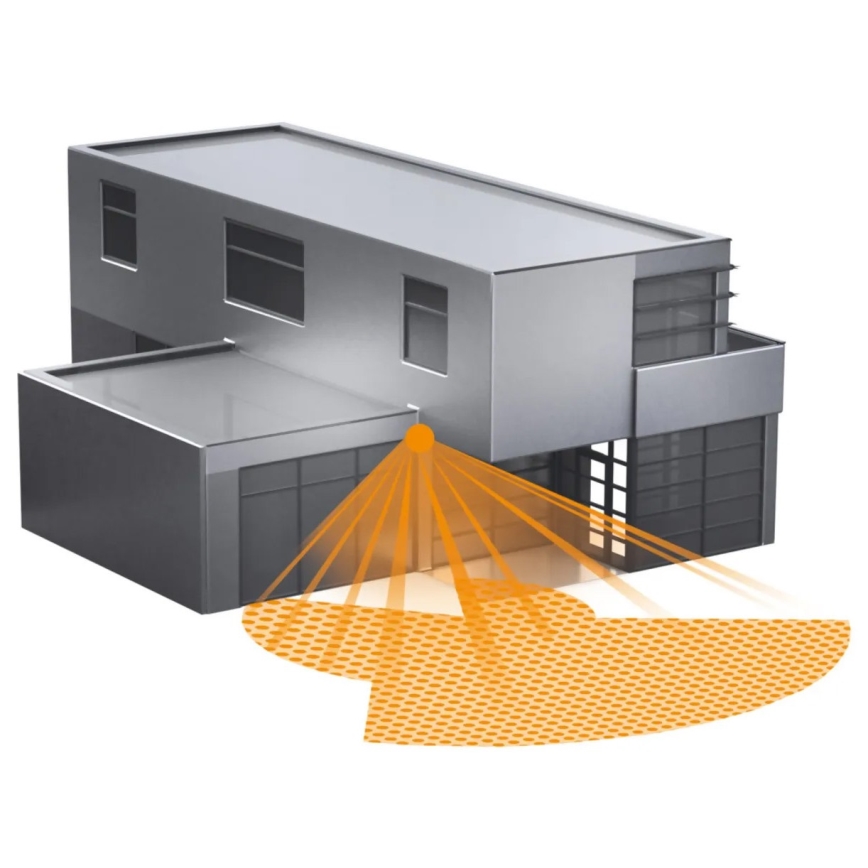 Steinel 059606 - Sensor de movimento SensIQ S IP54 preto+ controlo remoto