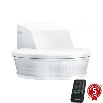 Steinel 059613 - Sensor de movimento SensIQ S IP54 branco + controlo remoto