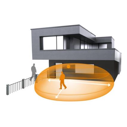Steinel 059644 - Sensor de movimento iHF 3D KNX IP54 branco