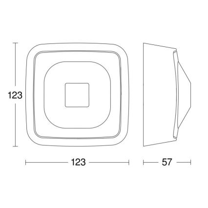 Steinel 064273 - Detetor de presença HF 360-2 DALI-2 APC IP54 branco
