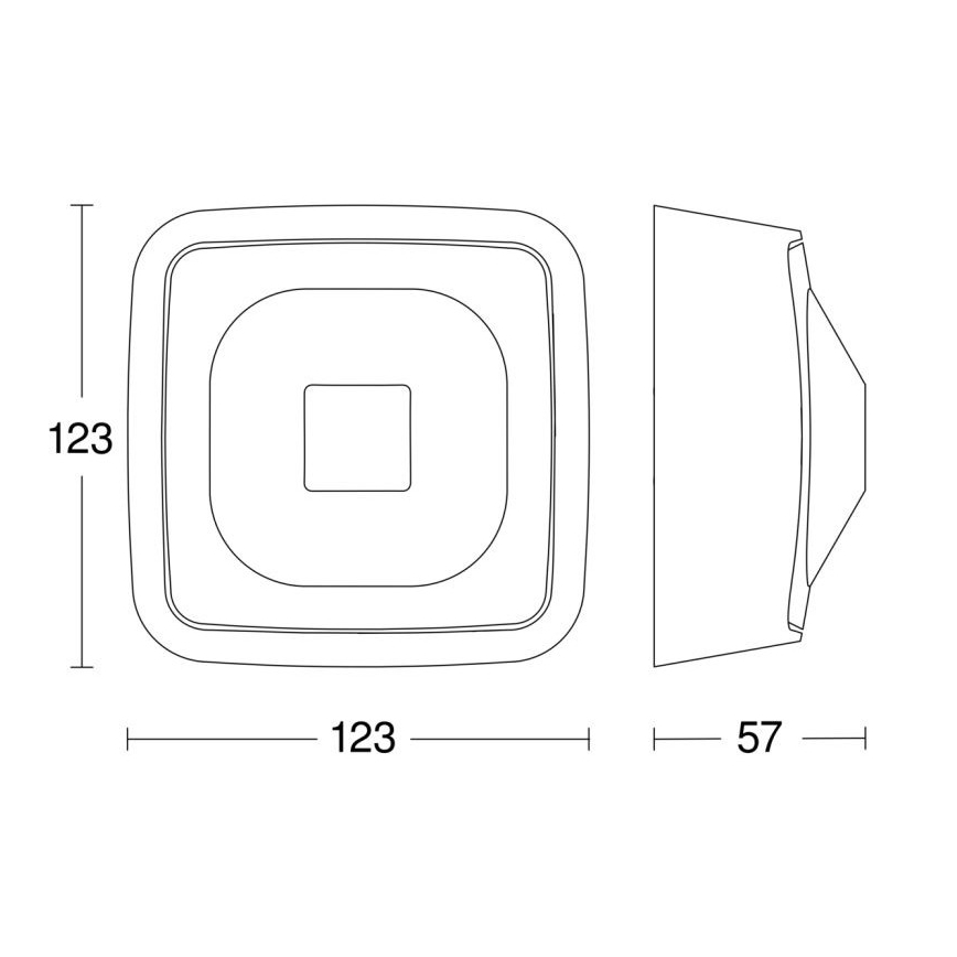 Steinel 064273 - Detetor de presença HF 360-2 DALI-2 APC IP54 branco