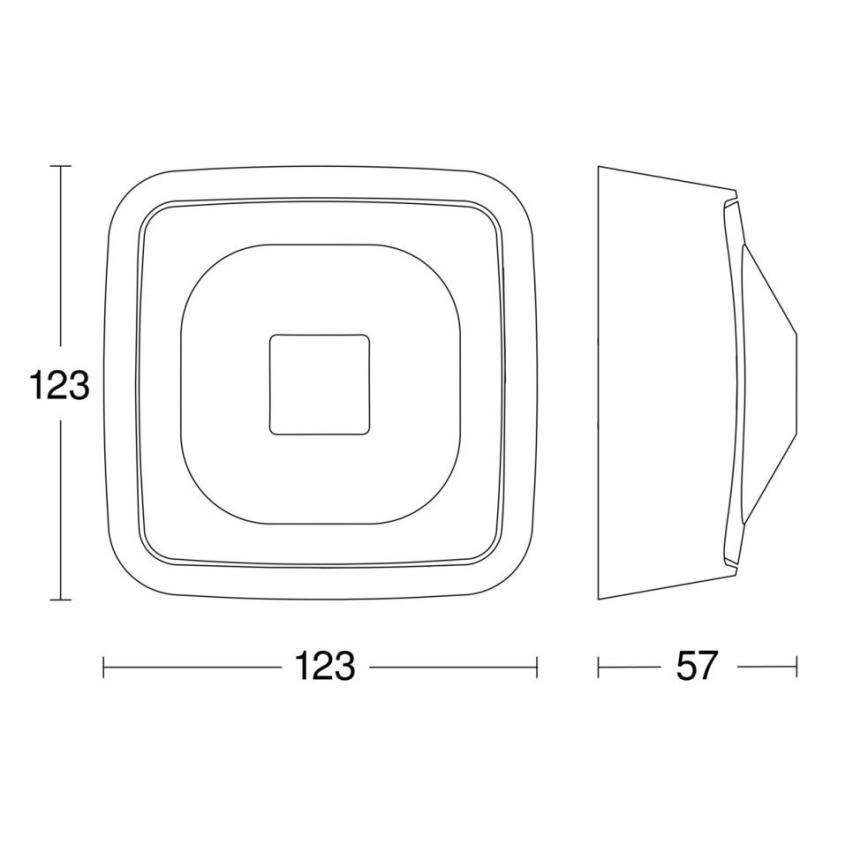 Steinel 064426 - Detetor de presença HF 360-2 BT IPD IP54 branco