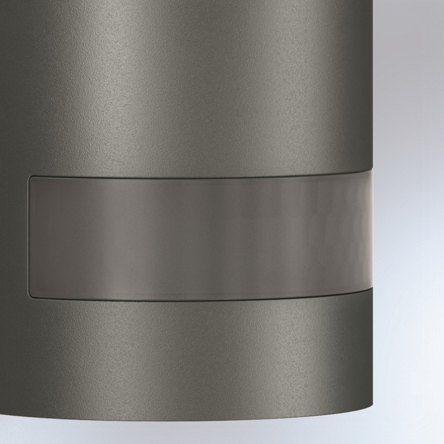 Steinel 065287 –⁠ Iluminação exterior LED com sensor L 605 LED / 9.5 W / 230 V IP44 Antracite