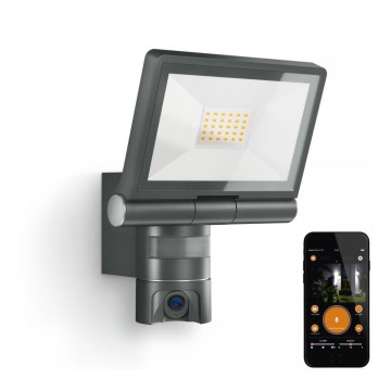 Steinel 065294 - Holofote LED com sensor e câmara LED/21W/230V IP44