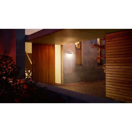 STEINEL 065690 - Iluminação de parede exterior LED com sensor L800 LED/7,5W/230V IP44