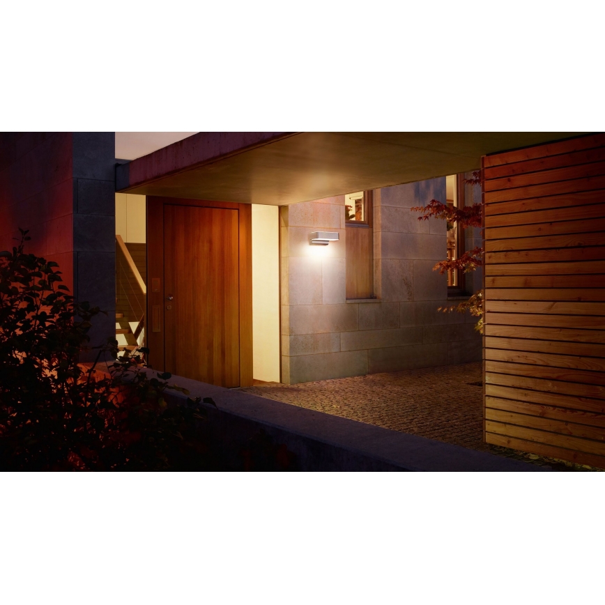 STEINEL 065690 - Iluminação de parede exterior LED com sensor L800 LED/7,5W/230V IP44