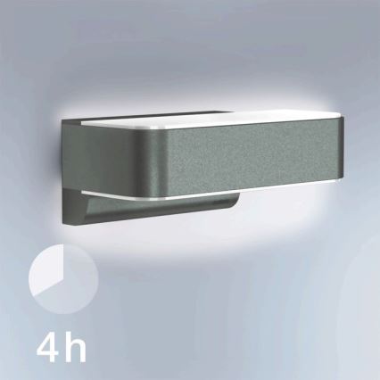 STEINEL 065706 - Iluminação de parede exterior LED com sensor L810 LED/12,5W/230V IP44