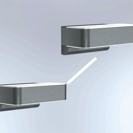 STEINEL 065706 - Iluminação de parede exterior LED com sensor L810 LED/12,5W/230V IP44