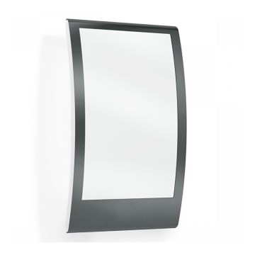 Steinel 065782 - Iluminação exterior com sensor de crepúsculo L 22 1xE27/60W/230V IP44 aço inoxidável
