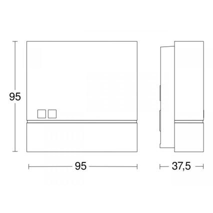 Steinel 066130 - Sensor de crepúsculo NIGHTMATIQ IP54 antracite